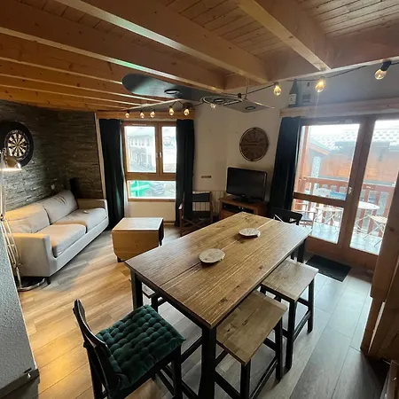 Appartement 6 personnes à 3 minutes des pistes Peisey-Nancroix Extérieur photo